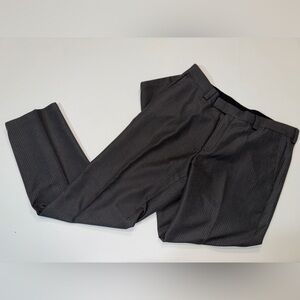 Kenneth Cole Reaction Men's Black Gray Pinstripe Dress Pants